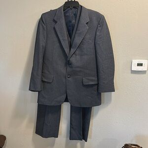 Vintage Charcoal Men's Suit